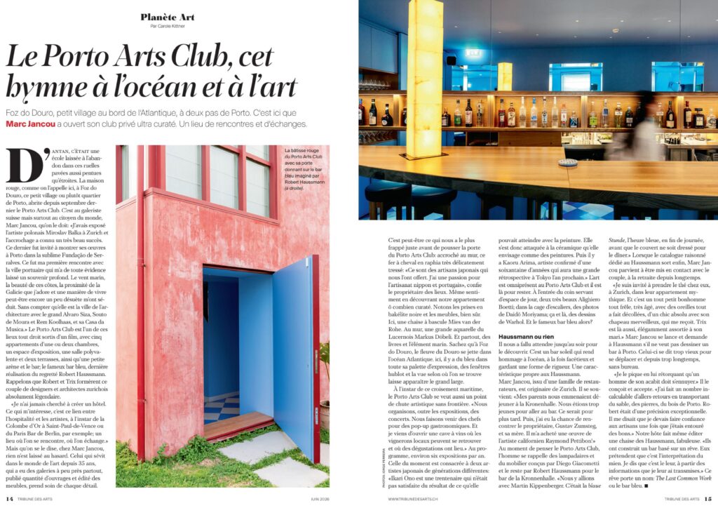 Porto Arts Club by Planète Art – Tribune des Arts,